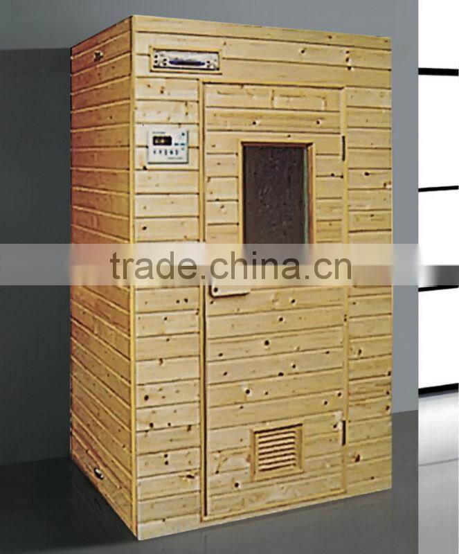 Home Use Freestanding Far Infrared Indoor Wood Small Sauna Room Dry K-7128