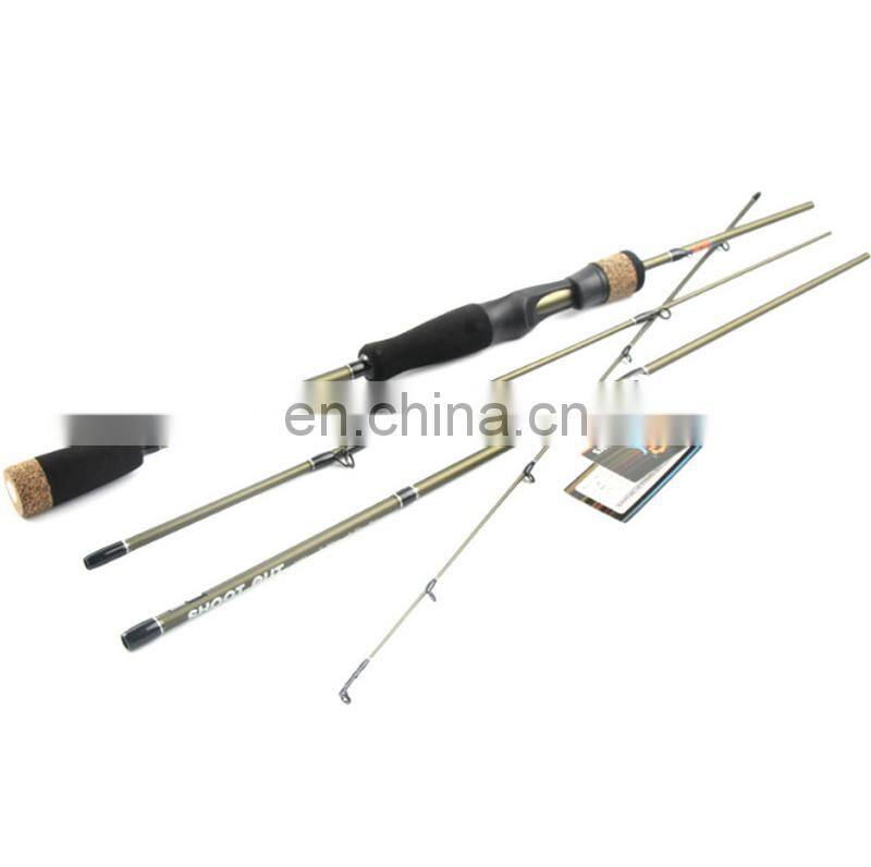 4 Sections Spinning Fishing Poles 1.8/1.98/2.1m Actions 5-22g Lure Weight carbon carp fishing rod