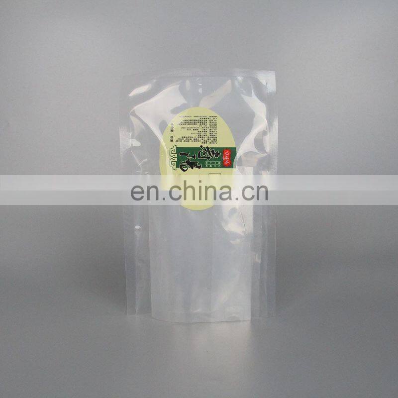 transparent food grade vacuum sealer bag rolls vacuum coffee bean packaging bag plastic vacuum sealer bag/rolls for food