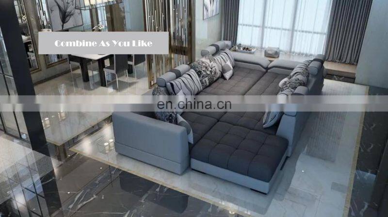 2021 popular various color optional fabric/leather furniture living room sofa