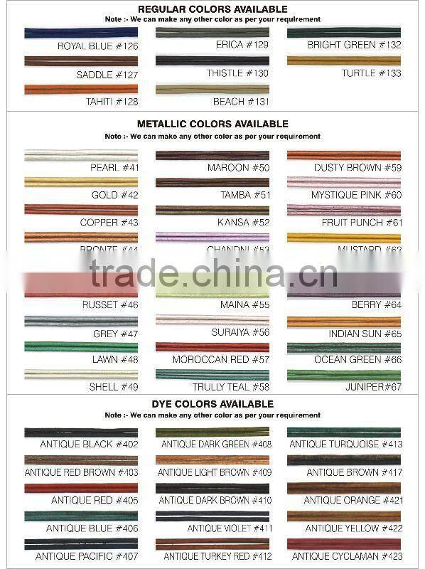 Round Braided Leather Cord Red Brown For Jewelry