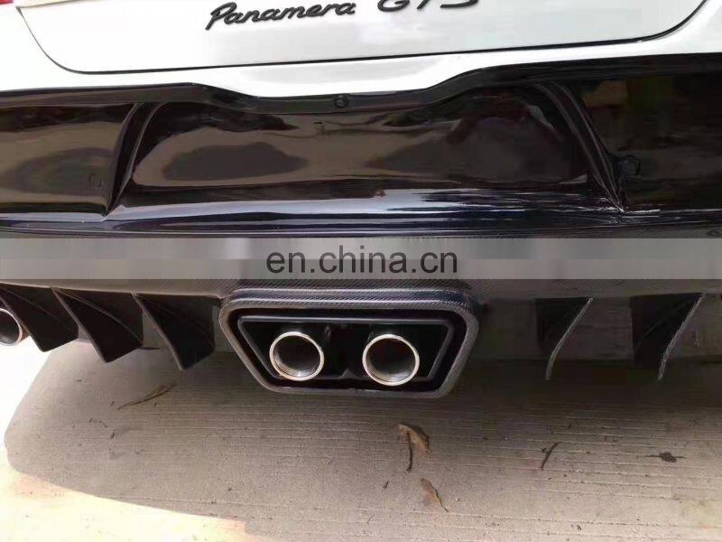 Runde FRP Half Carbon Fiber Material For Porsche Panamera 970.1 Mansory Style Body Kit Front Rear Bumper Side Skirt Spoiler Hood