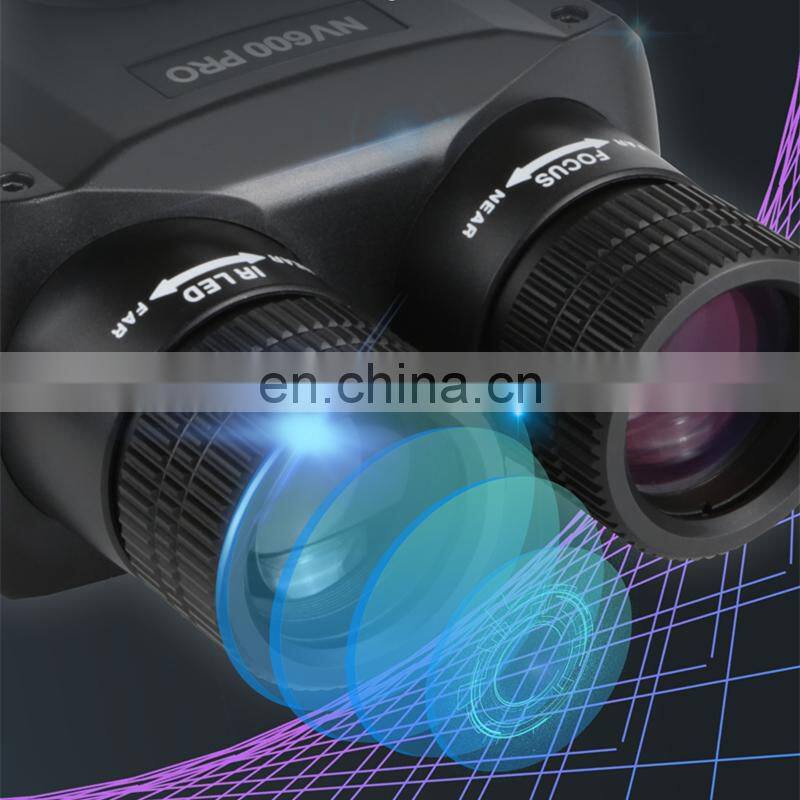 New design NV600 Pro 3.5-inch large screen infrared HD digital 500M hunting night vision binoculars