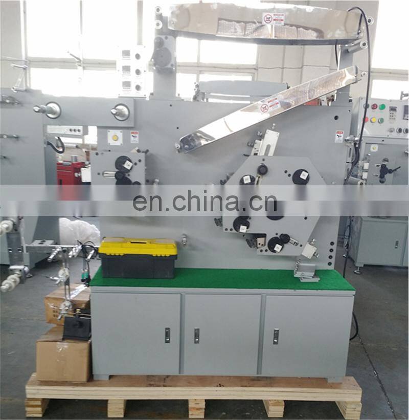 UGS42S Automatic roll to roll fabric washable label flexo Label Printing Machine, flexographic wash care cotton ribbon printer