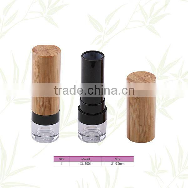 Hot selling bamboo lip balm tube with low price