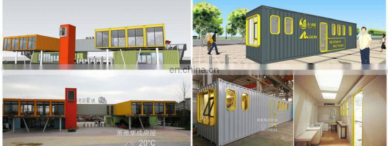20ft 40ft low cost international standard Modified shipping container house for tiny living space