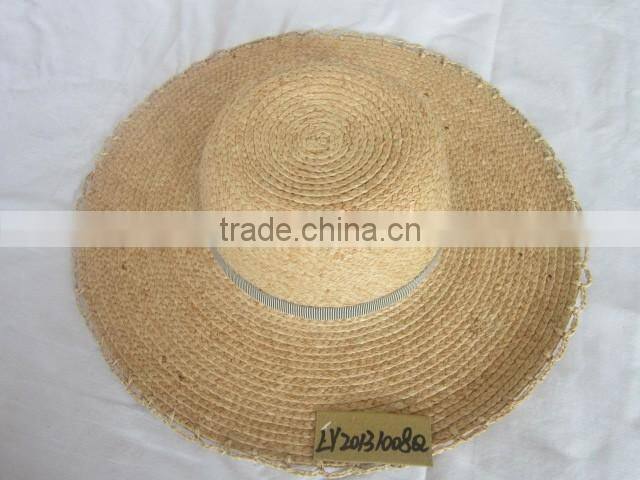 Wholesale elegant lady summer sun straw hat