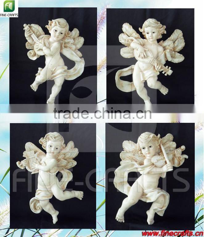 Resin angel sculpture hanging decoration