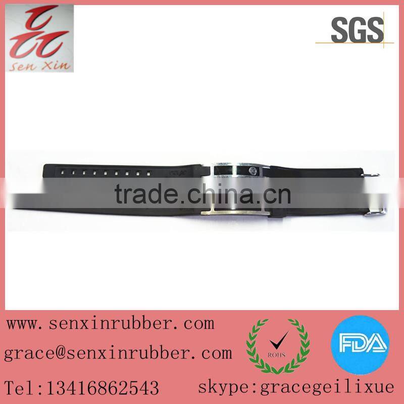 silicone rubber watch chain