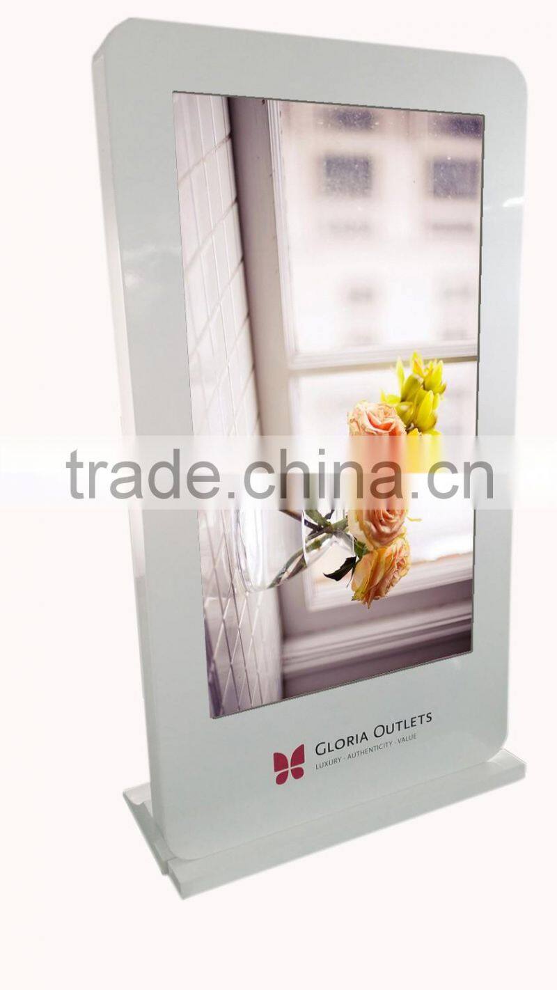 Creative Pop Cardboard Floor Display With Lcd Screen Video Player