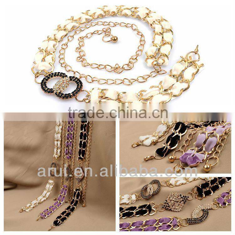 womens accessories cheap waist chain wholesale fashion gold chain belt