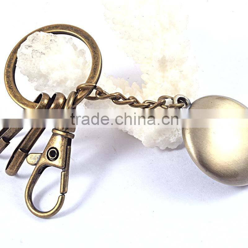 buy direct from china factory fashion jewelry keychain compass keychain