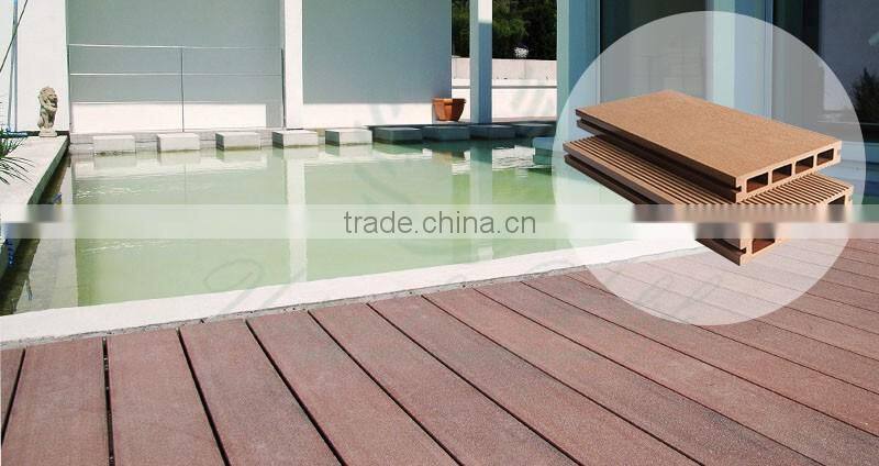 Composite deep embossing outdoor wpc decking 150x25mm