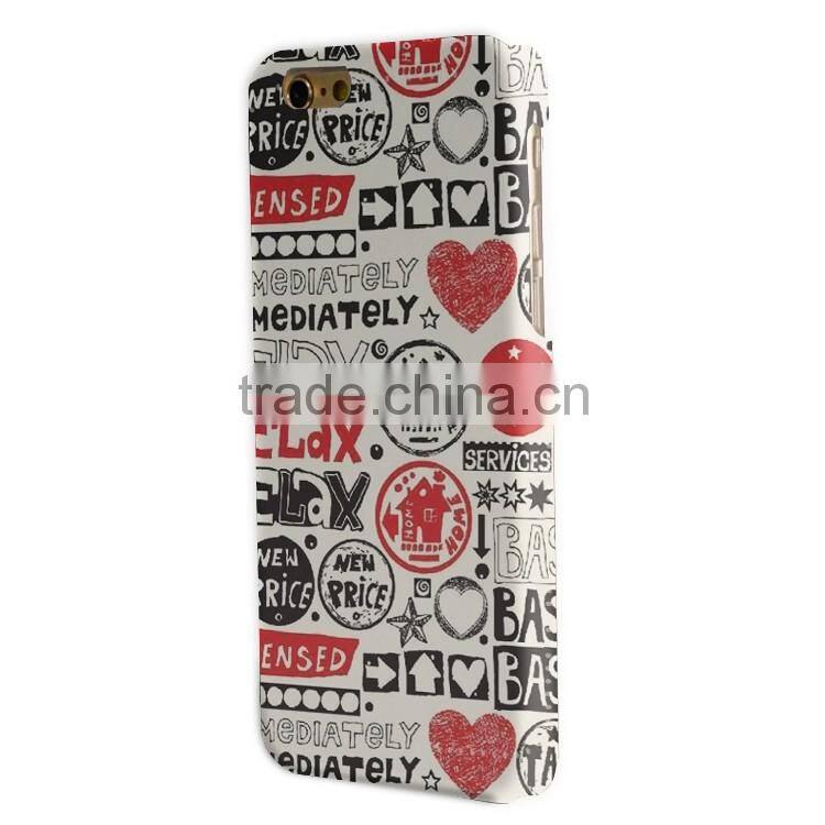 new design Soil release pc glitter phone cover