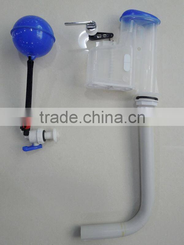 Wall hunge cistern plastic side fill valve fitting ware