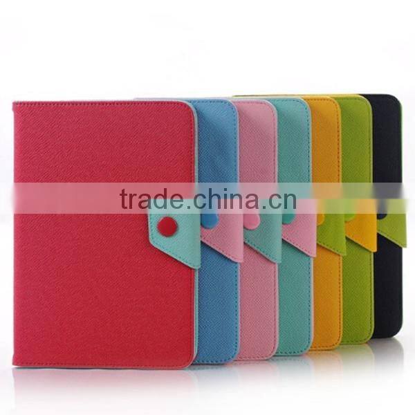 PU leather case for ipad mini, MOZ folio leather case for ipad 2 3 4