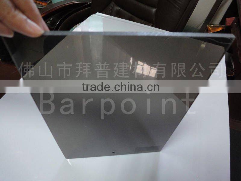 Transparent bronze 1-15mm Polycarbonate plexiglass sheet