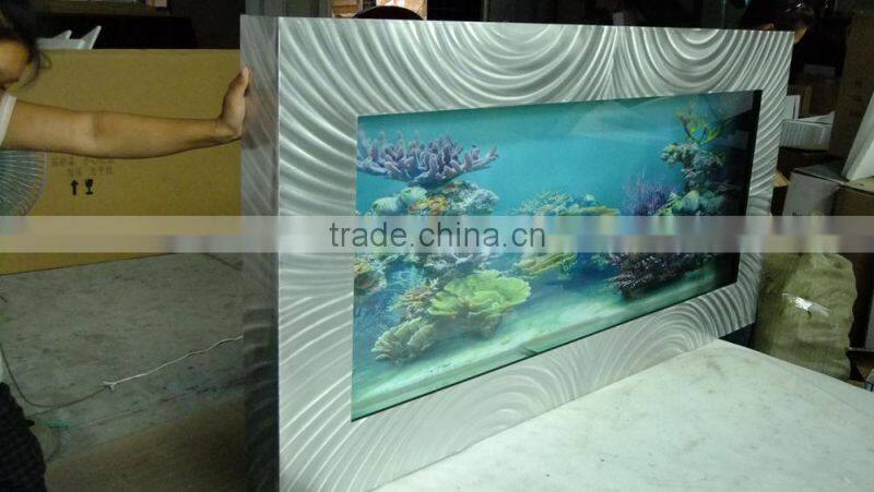 NEW ALUMINUM WALL HANGING AQUARIUMS,WALL-MOUNTED FISH TANK