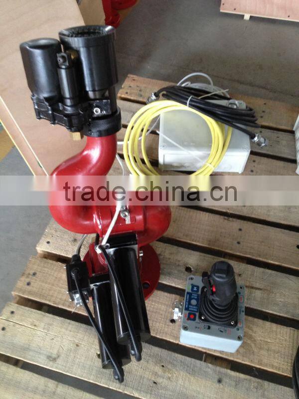 Hot sell fire water cannon electric drive and remote control
