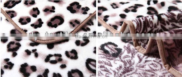 Beautiful flower printed soft material coral fleece new blanket factory china