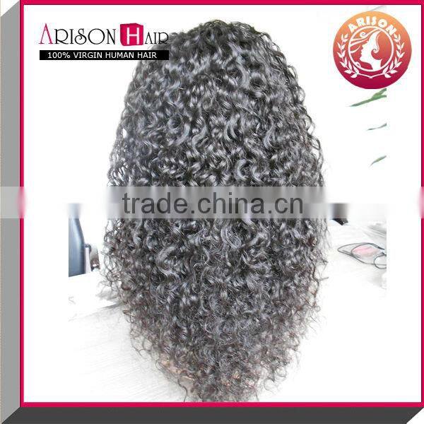 wholesale deep wave color #1b 18inch brazilian wave lace wigs