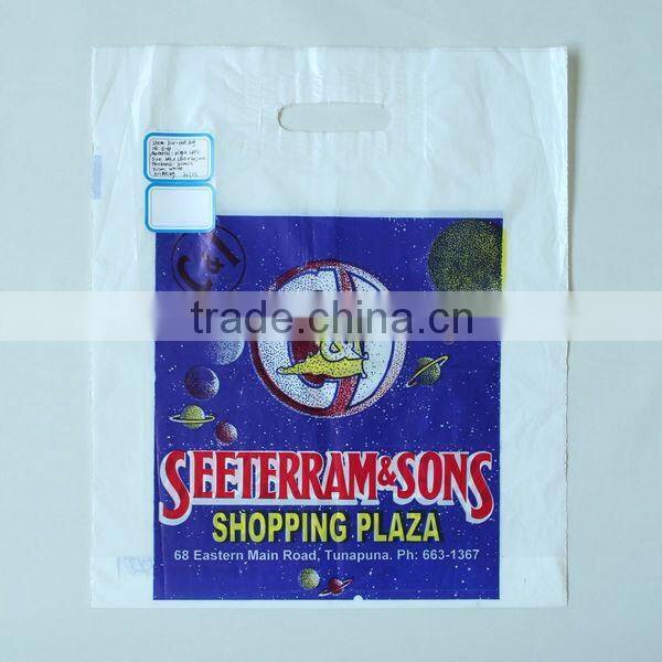 Double Sides Full Color Printing Patch Handle Shopping Bags