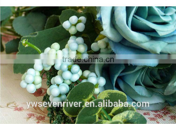 Household act the role ofing is tasted high-grade simulation 11 head fake silk artificial flowers painting dream rose European s