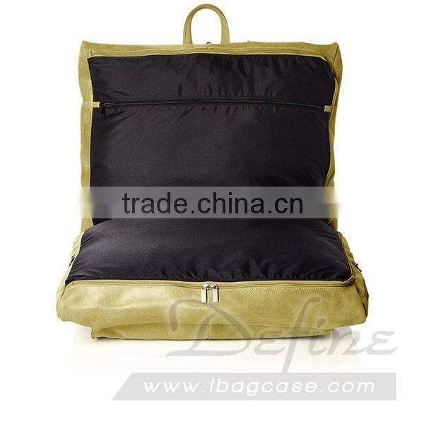 Leather Garment Bag Distressed Custom High Quality Suit Bag for Men