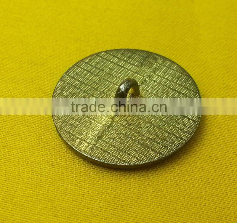 28mm Zinc alloy Shank Button with Black Color enamelled --- MJ1740
