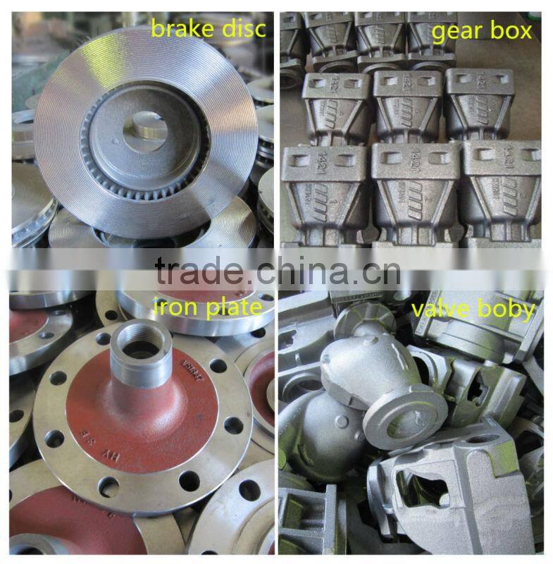 QT400-10 iron casting parts with moulding line production