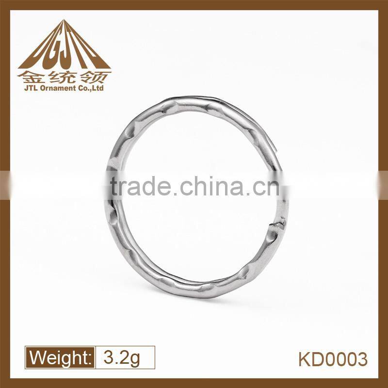 Fashion high quality rippled keyrings bulk sale