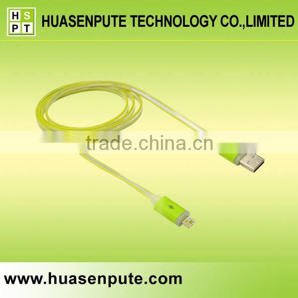 Mobile Accessory LED USB Cable, Lighting Data USB Cable for Mobile Phone