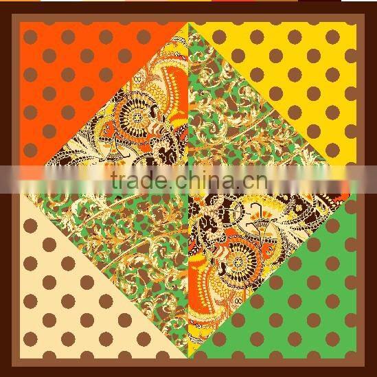 wholesale custom design turkish style digital printed polyester chiffon square scarf, head scarf,muslim chiffon hijab women