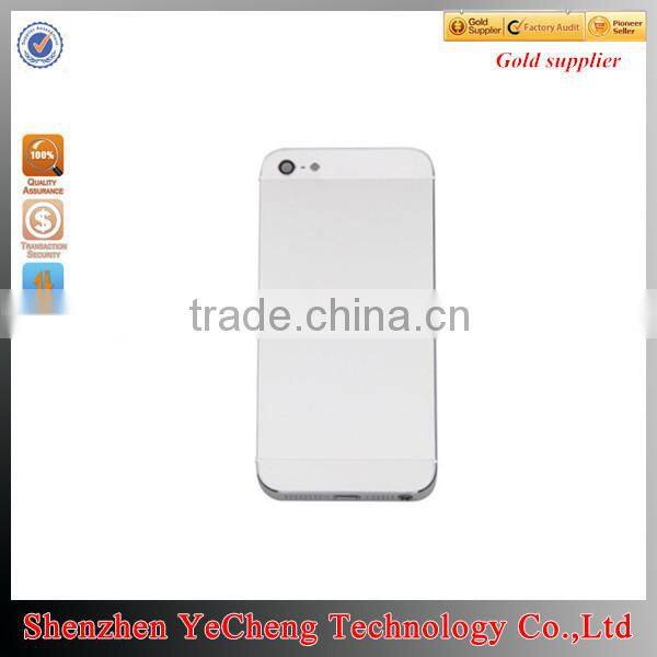 Mobile parts for iphone 5 battery cover , for iphone 5 back cover housing , for iphone 5 back cover repalcement
