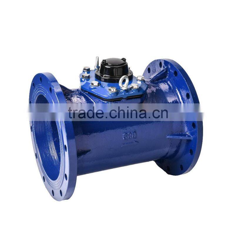 MEDIUM VANE Direct Reading Magnetic Horizontal Detachable Mechanical Vane Wheel Cast Iron Industrial Woltman Flow Water Meter