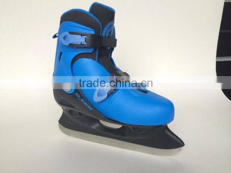 Hot selling high quality PU ice hockey skates shoes made in china factory