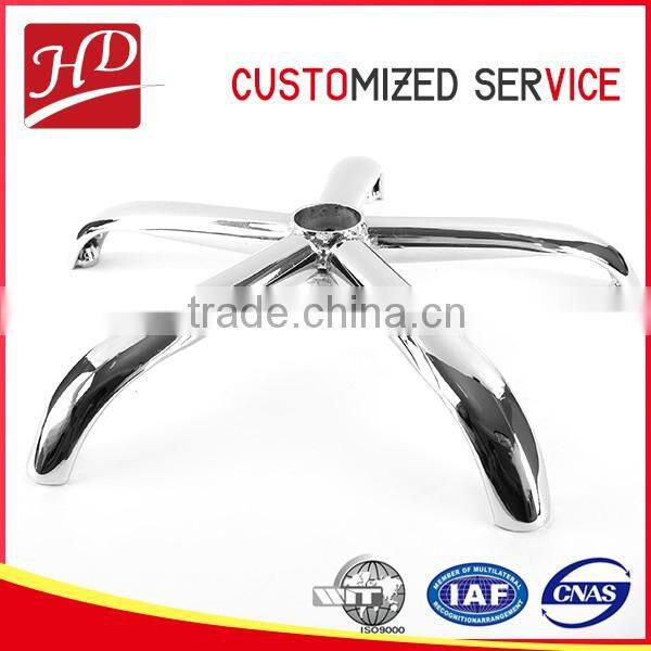 great sold five foots swivel metal base for moving chairs made in China