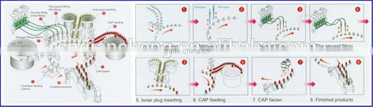 Free shipping 2 nozzle liquid filling and capping machine,auto eye drop filling