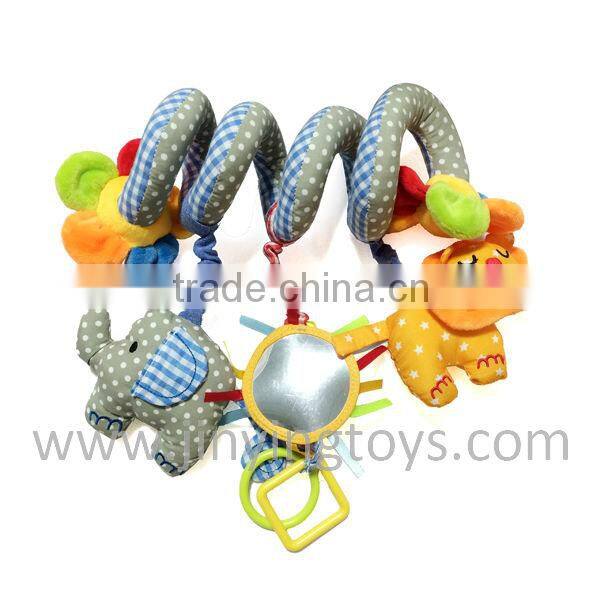 Funny plush products baby bed hanging toy