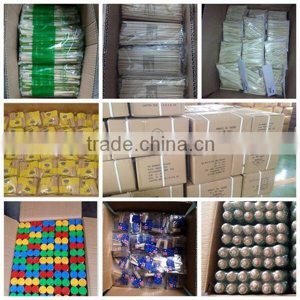 Disposable pick,knotted bamboo picks,bamboo decorative knot party picks