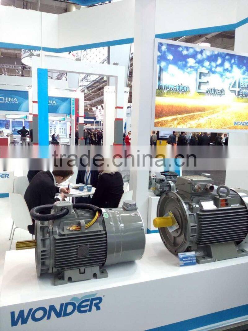 three phase removable feet standard efficiency aluminum housing induction motor IE1