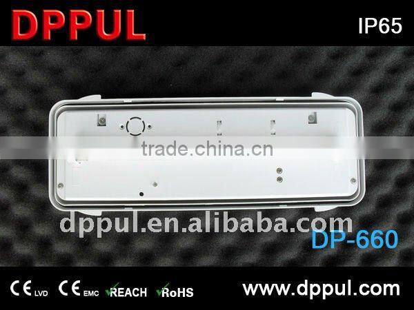 2016 Newest Emergency bulkhead lamp DP660S IP65 Bulkhead 2x8w fluorescent Emergency Light