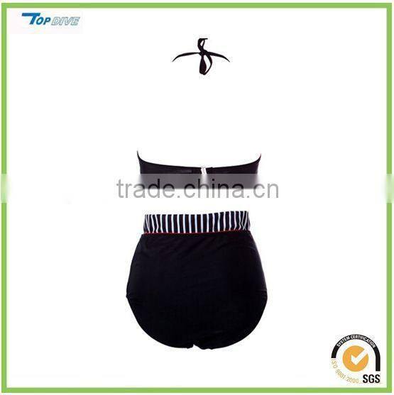 Women Vintage High Waist Bikini Swimsuit Set