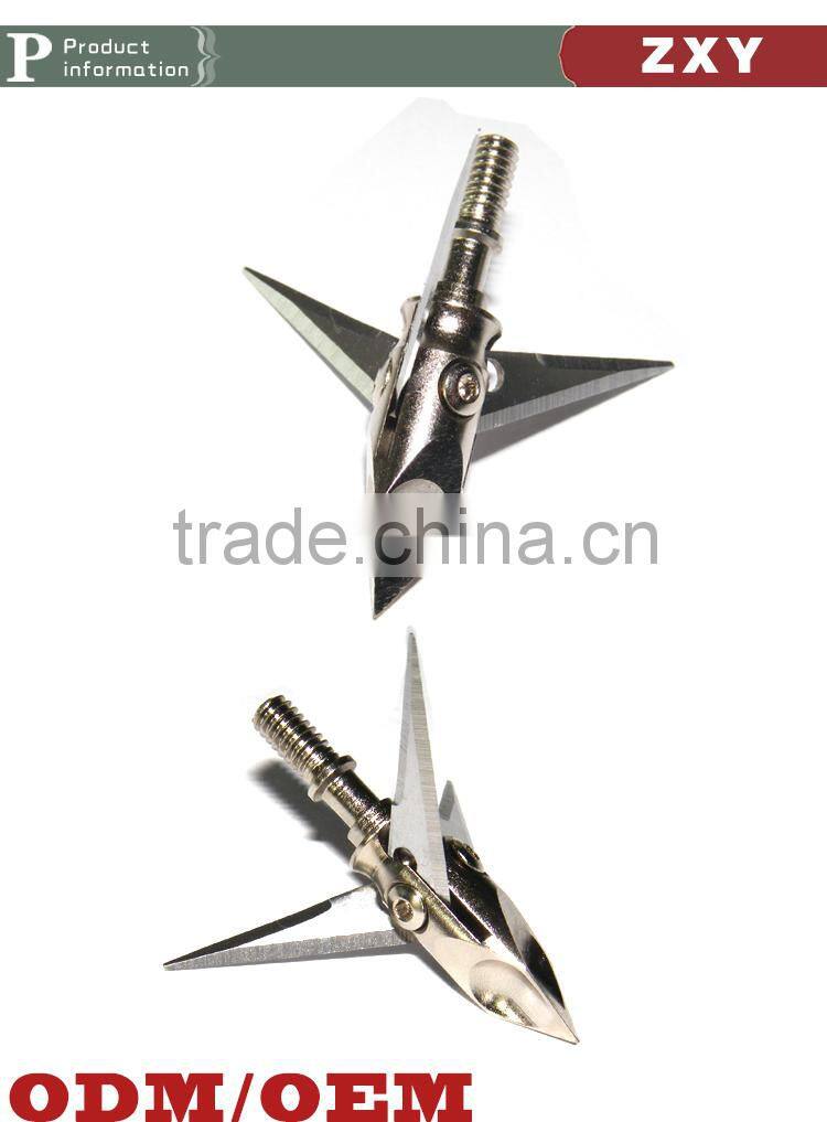 Wholesale Broadhead 100gr 3blade hunting arrow tip for crossbow compound bow