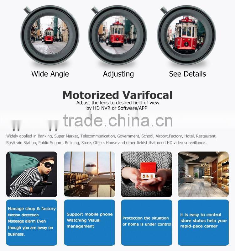 top 10 cctv camera factory china motorized zoom 2MP wifi wireless bullet camera