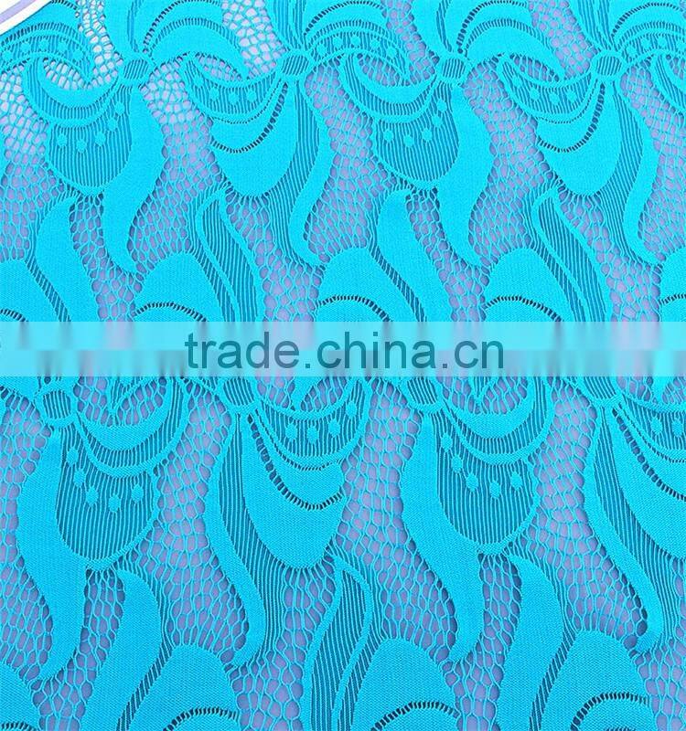 German elastic jacquard guipure lace fabric