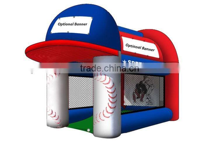 baseball inflatables speed pitch,fast air pitch,inflatable baseball sport games