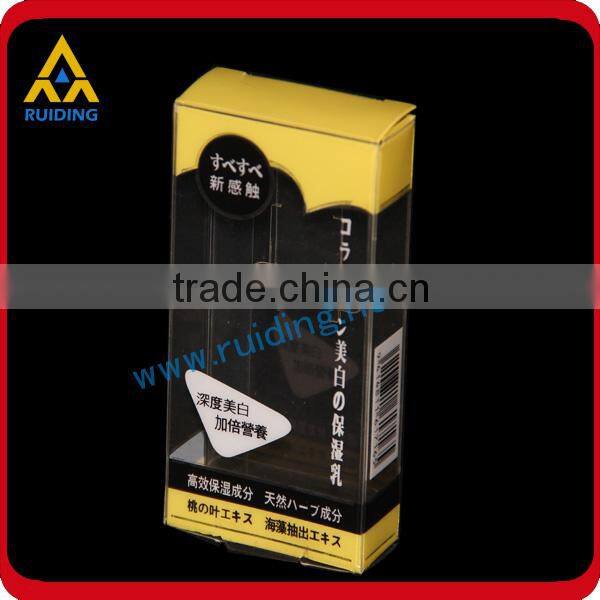 clear plastic tube box blister lid