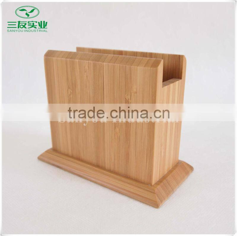 Natural Bamboo Tissue Box for Resterant
