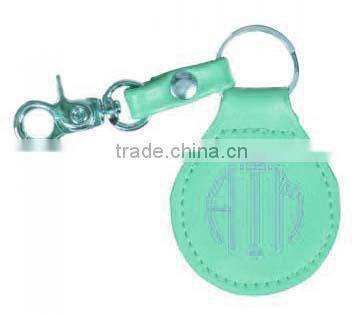 Personalized Engraved Monogram Stainless Steel Tassel Keychain